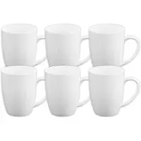 Wilmax - Porseleinen Kopje - 460 ml - Set van 6