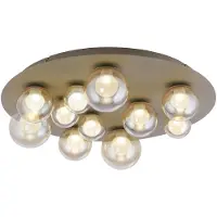 Pure Plafondlamp , Popup, dimbare, Brons / Oudmessing, Woonkamer, Metaal