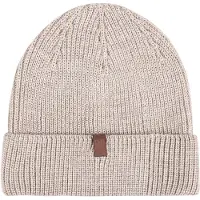 Norfolk - 70% Merino wol Muts - Premium Gebreide Muts - Wintersport Muts - Warme Mutsen - Wintermuts - Oatmeal - One Size - Norwick
