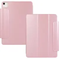 Lunso Geschikt voor iPad Air 13 inch (2024/2025) - Tri-Fold Bookcase hoes - Rose
