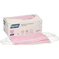 Hynex Type IIR Mondkapjes - Medische wegwerp mondmaskers – 50 stuks per doos - Roze