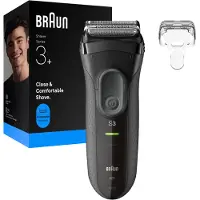 Braun Serie 3 3000S scheerapparaat met mesjes, grijs