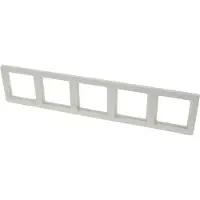 Berker Q1 Afdekraam | Inbouw | 5-voudig | Polarwit - 66.044.28