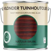 Tuinhoutolie Vlonder Natuur Bruin 2,5 LTR