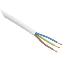 Q-Link Huishoudsnoer | VMVS | Belastbaar tot 1200W | 3 x 0.75 mm² | Wit - 100 m- 01.269.02
