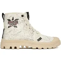 Palladium Veterschoen gemengde kleuren / wit