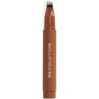 Revolution Instant Brow Hair Pen Wenkbrauwkwast 1.8 ml Warm Brown