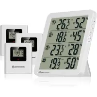 Bresser Weerstation - Quadro NV - Thermo-/ Hygrometer - Wit