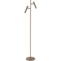 Highlight Design vloerlamp Piero koper brons 2-lichts