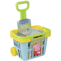 HTI Peppa Pig Rollend Boodschappenmandje voor Kinderen
