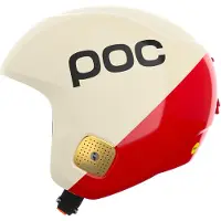 POC - Heren skihelmen - Skull Dura Comp MIPS Rouge/Blanc voor Dames - Maat 51-54 cm - Wit