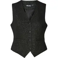 Pieces Gilet 'BOSELLA' zwart