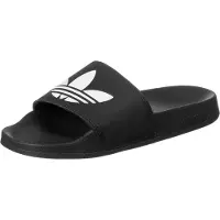 Adidas Originals Muiltjes 'Adilette Lite' zwart / wit