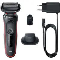 Braun Series 5 51-R1200s - Elektrisch Scheerapparaat Mannen - Met Precisietrimmer - Rood