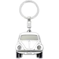Brisa VW Collection - Volkswagen geëmailleerde metalen sleutelhangerring sleutelaccessoire sleutelhouder in Kever-design