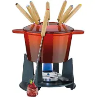 Spring Fonduestel GRENOBLE rood 16 cm, Fondue Set, Rood