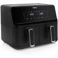 Tristar FR-9026 - Dubbele Airfryer XXL - 2x4L - 2 onafhankelijke kookzones - 8 Bakprogramma's - PFAS-vrij