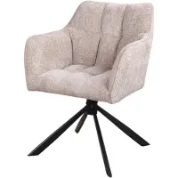DS4U - Puck armstoel terugdraai - champagne