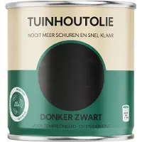 Tuinhoutolie Donker Zwart 750 ML