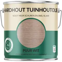 Tuinhoutolie Hardhout Puur Wit 2,5 LTR