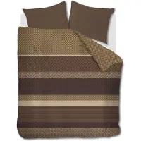 Beddinghouse Dekbedovertrek Fera Bruin 240x200/220 cm
