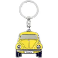 Brisa VW Collection - Volkswagen geëmailleerde metalen sleutelhangerring sleutelaccessoire sleutelhouder in Kever-design