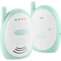 Eta 830690000, Digitale babyfoon, bereik 300 meter, frequentie 0 - 2400 MHz, FHSS-technologie, turquoise, wit, met knoppen