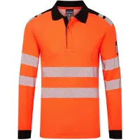 Portwest Pw3 Modaflame Knit Hvo Poloshirt Met Lange Mouw Fr734 Vlamvertragend | Maat: 3XL
