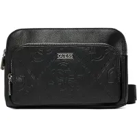 GUESS Schoudertas 'BOSTON' goud / zwart
