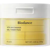 BIODANCE , Vita Niacinamide Gel Toner Pads, 60 Pads