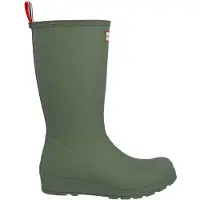 Hunter Regenlaarsjes Unisex Groen Rubber Maat 39