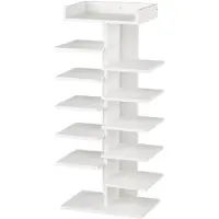 Vicco Stepy Schoenenkast – 45 x 114 cm met 10 compartimenten Wit