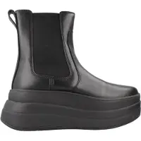 FitFlop F-mode stack leather chelsea boots