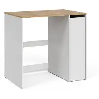 Vicco Viktor Wasmachinekast – 93.6 x 88.2 cm met compartimenten en deur Wit/Kunstnijverheid