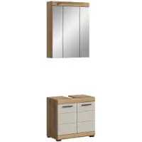 Furnilux Scout badkamercombinatie kasjmier mat mdf tz evoke oak nb