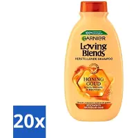 Garnier 20 x - Loving Blends - Shampoo - Honing Goud - Beschadigd & Breekbaar Haar - 300 ml - Beschadigd Haar - Breekbaar Haar - Honing Shampoo - Haar Herstellen - Haar Beschermen