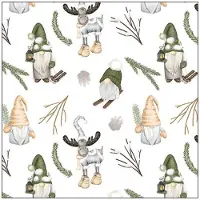 Ambiente Servetten 33cm Forest gnomes