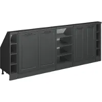 Vicco R-Line Keukenkast voor schuine wand – 210 cm Set van 5 Antraciet landhuis/antraciet