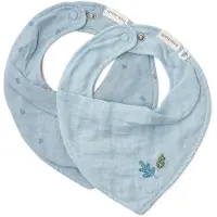 Little Dutch 2-pack bandana slab - Blauw - Essentials