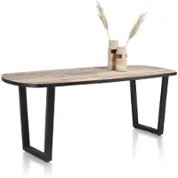 Henders & Hazel AVALOX bartafel ovaal metalen poten