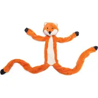 Beeztees Pluche Hondenspeeltje Vos met Touw Bruin 100 x 14 x 12 cm