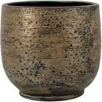 Floran Pot aveiro d29h27cm bruingoud