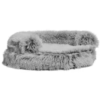 Croci sofa kattenmand bicolor zwart - 45x45x9 cm