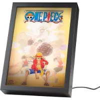 Grupo Erik One Piece Lightbox met Sfeerlicht - Manga Cadeaus, Merch | 20 x 28 x 5 cm, LED Ingelijste Kunstprint, LED Bureaulamp - One Piece Cadeaus, Merchandise