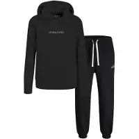 Jack & jones Junior Joggingpak 'JORBILLYBURG' mosterd / donkerrood / zwart / wit