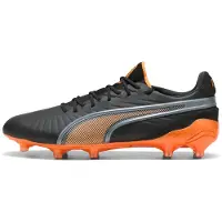 Puma Voetbalschoen 'King Ultimate' oranje / zwart / zilver