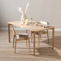 Livin24 Scandinavische eettafel Cala naturel eiken 240 x 100 cm