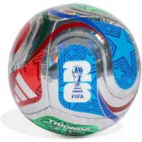 Adidas WK 2026 Trionda Training Foil Voetbal Maat 5 Zilver Rood Blauw Groen