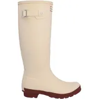Hunter Regenlaars Women Original Tall Wellington Shifting Sand/ Merlot-Schoenmaat 38