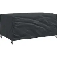 vidaXL Meubelbescherming Effen Zwart 172 x 113 x 73 cm 600D